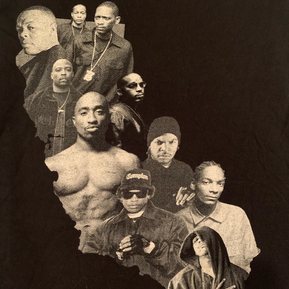 Black and white VTG “West Side” t-shirt - Picture 2 of 2